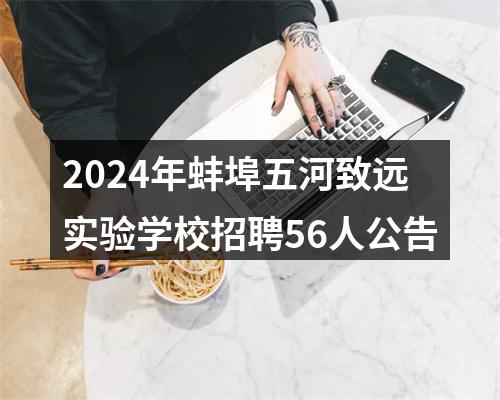 2024年蚌埠五河致远实验学校招聘56人公告 图片